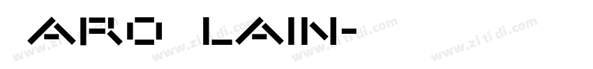 Baro Plain字体转换